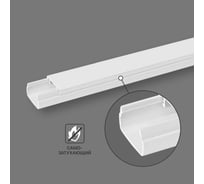 Кабель-канал TDM ELECTRIC белый 15x10, 1 метр, упаковка 12 штук SQ0402-4802