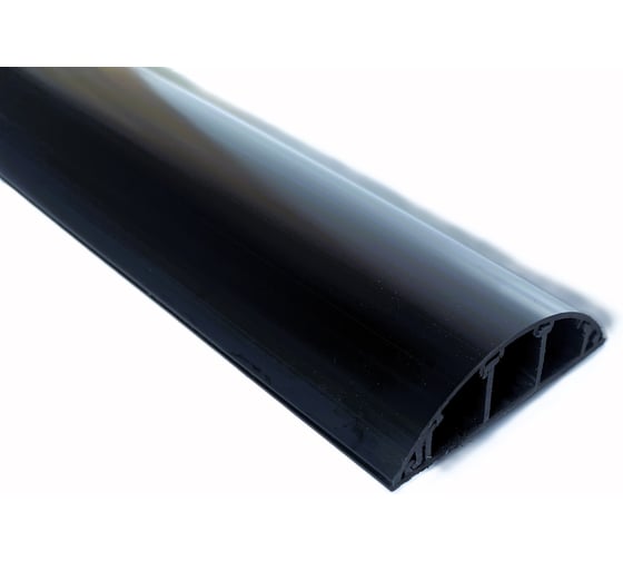 Кабельный канал напольный KOPOS черный LO 70 70x16 (FD) RAL 9005, комплект 2 м. LO-70-FD