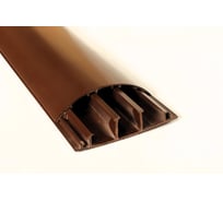 Кабельный канал напольный KOPOS темное дерево LO 70 70x16 (TD), комплект 2 м. LO-70-TD