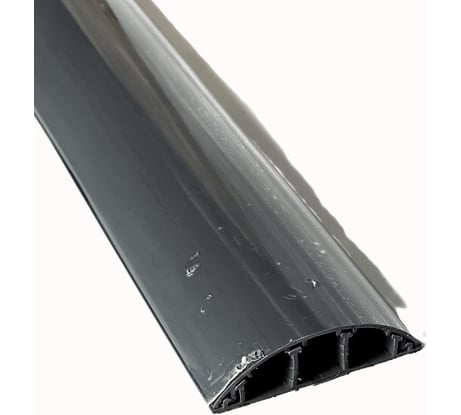 Кабельный канал напольный KOPOS темно-серый LO 70 70x16 (LD) RAL 7012, комплект 2 м. LO-70-LD