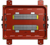 Коробка соединительная ГОФРОМАТИК КС-30 УХЛ1,5 IP65 металлические заглушки zeta30355