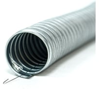 Металлорукав ГОФРОМАТИК Р3-ЦХ 10 (50 м/уп.) с протяжкой zeta42450