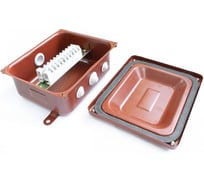 Коробка монтажная ГОФРОМАТИК КМ 43-10 У3 IP43 ступенчатый ПВХ ввод zeta30338