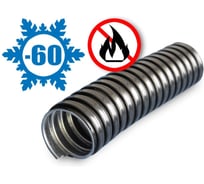 Металлорукав ГОФРОМАТИК в ПВХ изоляции МРПИ НГ Морозка 60 (10 м/уп.) черный УХЛ1 zeta42321