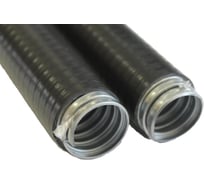 Металлорукав ГОФРОМАТИК МПГ нг HF толстостенный 15 (50 м/уп.) черный zeta42910