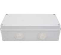 Разветвительная коробка STEKKER EBX30-03-65, 8 мембранных вводов, IP65, светло-серая 39556