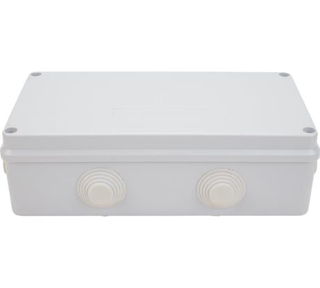 Разветвительная коробка STEKKER EBX30-04-65, 8 мембранных вводов, IP65, светло-серая 39556