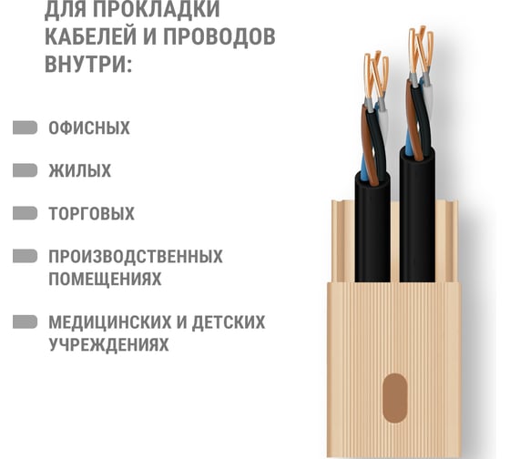 Кабель-канал TDM ELECTRIC 15x10, 1 метр, упаковка 12 штук "ЭКО" 3D сосна SQ0402-4302