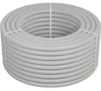 Труба ПВХ гофрированная AGIS с зондом D20мм. (25м/уп) серая 70.01.03.20.025