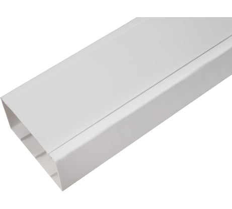 Кабель-канал с крышкой 100x55 белый, 2м Gigant 76002-2GI