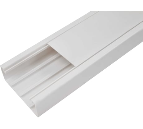 Кабель-канал с крышкой 100х40 белый, 2м Gigant 76004-2GI