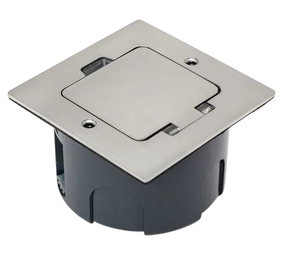Лючок напольный EKF C-Line 2 без напольной коробки cl-ln-2