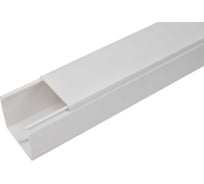 Кабель-канал с крышкой 60х60 белый, 2м Gigant 76006-2GI