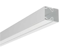 Короб кабельный металлический ОБТЕК 30х30 белый, с соединителем и защитной накладкой (комплект из 2 штук) 6839623