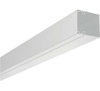 Короб кабельный металлический ОБТЕК 40х40 белый, с крышкой, соединителем и защитным кольцом (комплект из 2 штук) 6838456