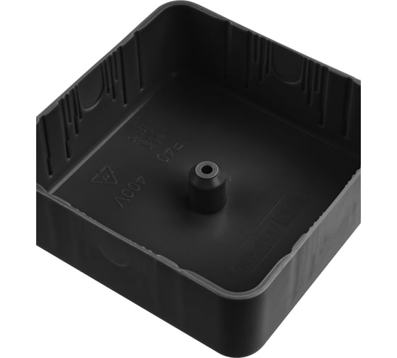 Коробка распаячная TDM ELECTRIC КР 75x75x28 ОП черная IP40, упаковка 460 штук SQ1401-0255