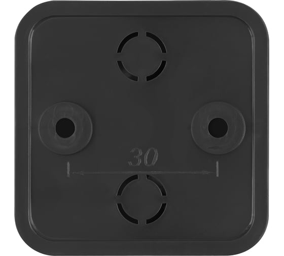 Коробка распаячная TDM ELECTRIC КР 50x50x20 ОП черная IP40, упаковка 48 штук SQ1401-0251