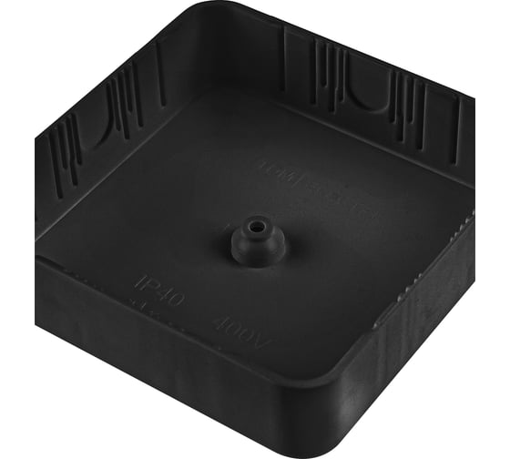 Коробка распаячная TDM ELECTRIC КР 75x75x20 ОП черная IP40, упаковка 480 штук SQ1401-0253