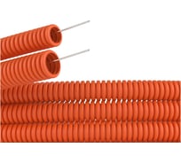 Гофротруба Урал ПАК тяжелая, ПНД, 32 мм, с протяжкой, оранжевая, 50м ГФ-1110232-050