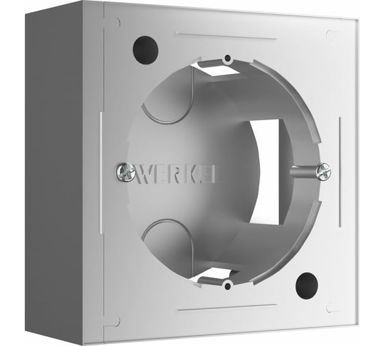 Коробка Werkel для накладного монтажа серебряный a053527 1
