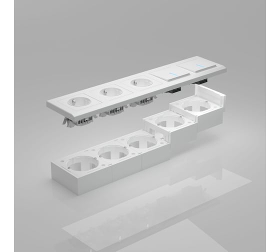 Коробка Werkel для накладного монтажа белый a053525