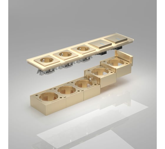 Коробка Werkel для накладного монтажа шампань a053529