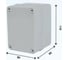 Распределительная коробка пластиковая SAIPWELL IP66 DS-AG-0811-1 110x80x85 мм SPL08-05 2