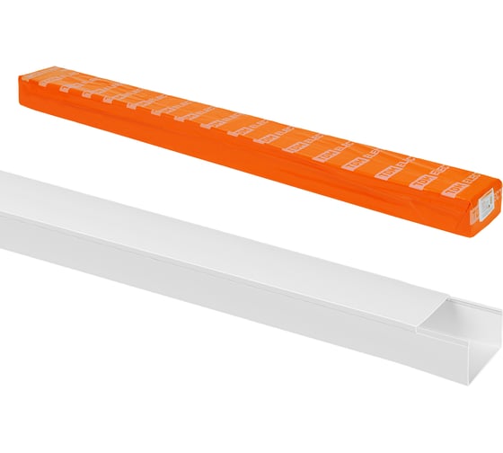 Кабель-канал TDM ELECTRIC белый, 80х60, 2 метра, упаковка 8 штук SQ0402-1013