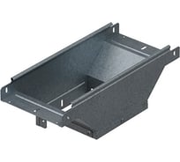 Ответвитель Т-образный вертикальный боковой к лотку OSTEC 400x50, толщина 1.0 мм, Сендзимир цинк ОТВБ-400х50-1,0-СЦ