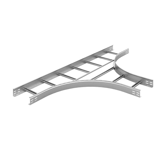 Тройник для лестничного лотка OSTEC НЛО 500x50x3000, толщина 1,2 мм, Сендзимир цинк ТЛНЛО-500х50-1,2-R330-СЦ