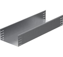 Универсальный лоток неперфорированный OSTEC 200x200x3000, толщина 1,5 мм, Сендзимир цинк УЛН-200х200х3000-1,5-СЦ