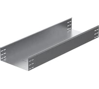 Универсальный лоток неперфорированный OSTEC 400x150x3000, толщина 1,5 мм, Сендзимир цинк УЛН-400х150х3000-1,5-СЦ
