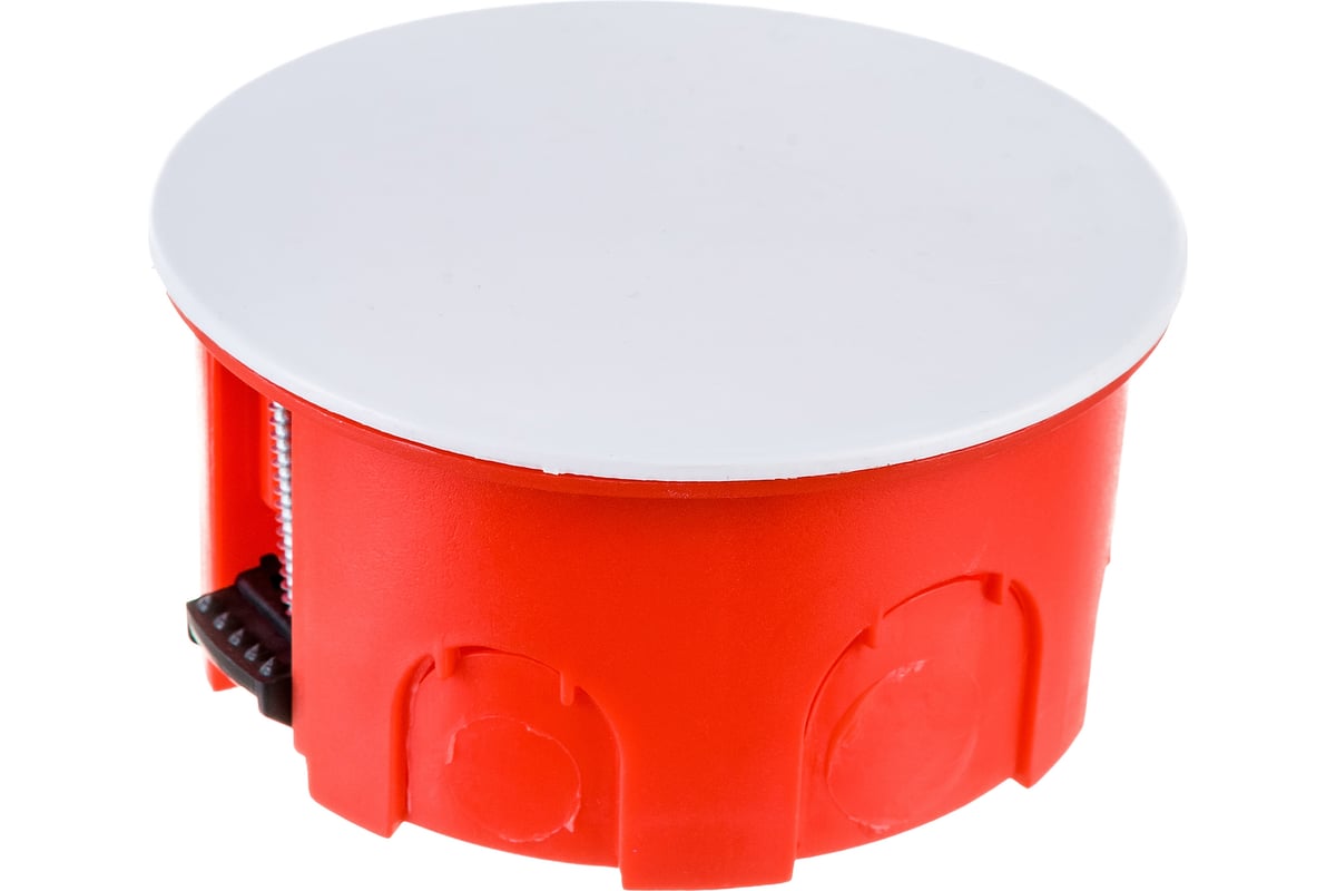 Распределительная коробка IEK КМ41025 d80х40мм для полых стен пласт ...