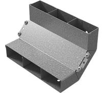 Угол вертикальный внутренний трехканальный OSTEC 250x48, Сендзимир цинк УВВНТ-250х48-СЦ