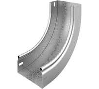 Угол внутренний OSTEC плавный 90 градусов к лотку 200x50, толщина 0,7 мм, Сендзимир цинк УВНТП90-200х50-0,7-R100-СЦ