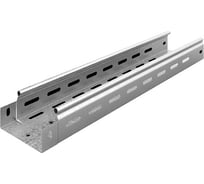 Лоток световой перфорированный OSTEC 100x50x3000, толщина 0,9 мм, Сендзимир цинк ЛПС-100х50х3000-0,9-СЦ