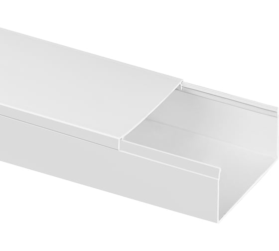 Кабель-канал TDM ELECTRIC 100x40, 2 метра, упаковка 12 штук белый SQ0402-1140