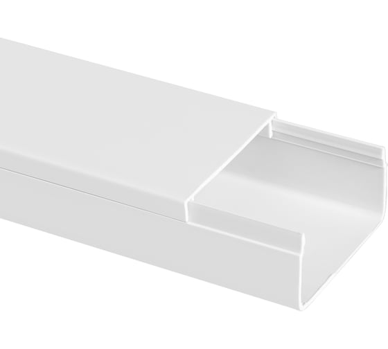 Кабель-канал TDM ELECTRIC 40x16, 2 метра, упаковка 25 штук белый SQ0402-1007