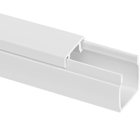Кабель-канал TDM ELECTRIC белый 12x12, 2 метра, упаковка 70 штук SQ0402-1001