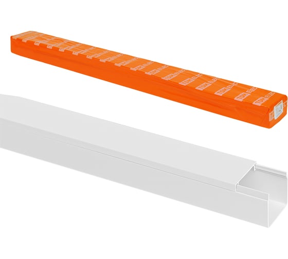 Кабель-канал TDM ELECTRIC белый 25х25, 2 метраетра, упаковка 25 штук SQ0402-1006