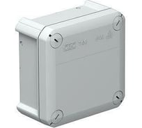 Распределительная коробка OBO Bettermann 114х114х57мм IP66 T 60 OE закрытая, светло-серый 2007239
