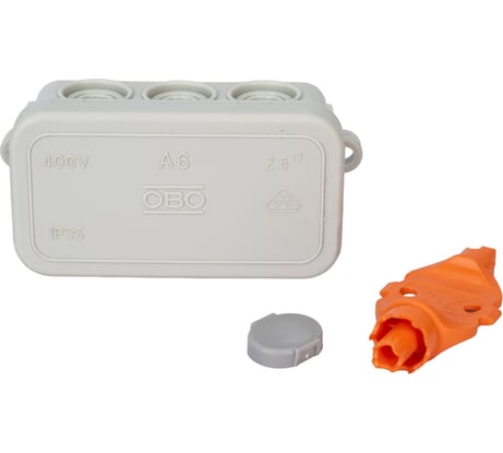 Распределительная коробка OBO Bettermann 80х43х36мм A6 2000001