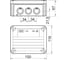 Распределительная коробка OBO Bettermann 150x116x67 мм, полипропилен, IP 66, 10 вводов M25 2007077 6