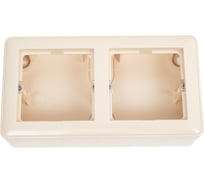 Коробка подъемная Systeme Electric (Schneider Electric) W59 для наружного монтажа с рамкой 2-местная, слоновая кость KP-252-28 5 шт 13606480983501