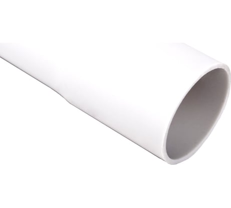 Жесткая гладкая труба с раструбом KOPOS 750N, PVC, 3 метра 4016E_KA