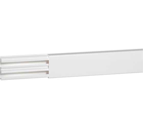 Мини-плинтус Legrand DLPlus - 20x12,5 мм - 2 отделения - длина 2,1 м - белый 030007