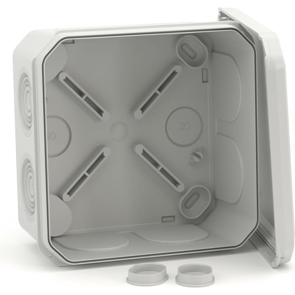 Ответвительная коробка DKC с 8+2 кабельными вводами d25/20мм IP55 ...