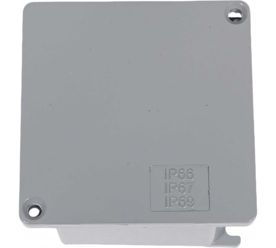 Ответвительная коробка DKC 90х90х53мм IP66 RAL9006 окрашенная, алюминий 65300