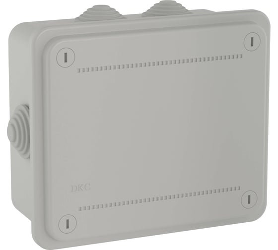 Ответвительная коробка DKC с кабельными вводами, IP55, 120x80x50мм 53900R 93586 1