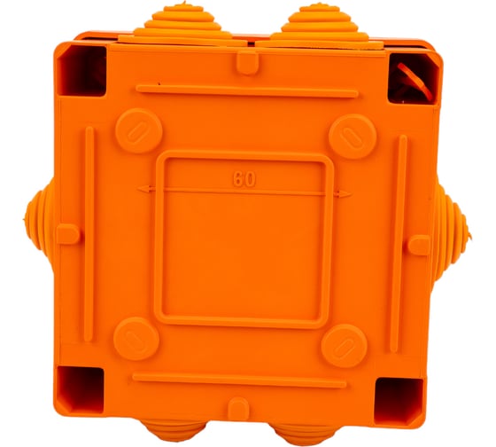Ответвительная коробка DKC FS 100х100х50мм 4р 450В 6А 4кв.мм с кабельными вводами, пластик FSB11404